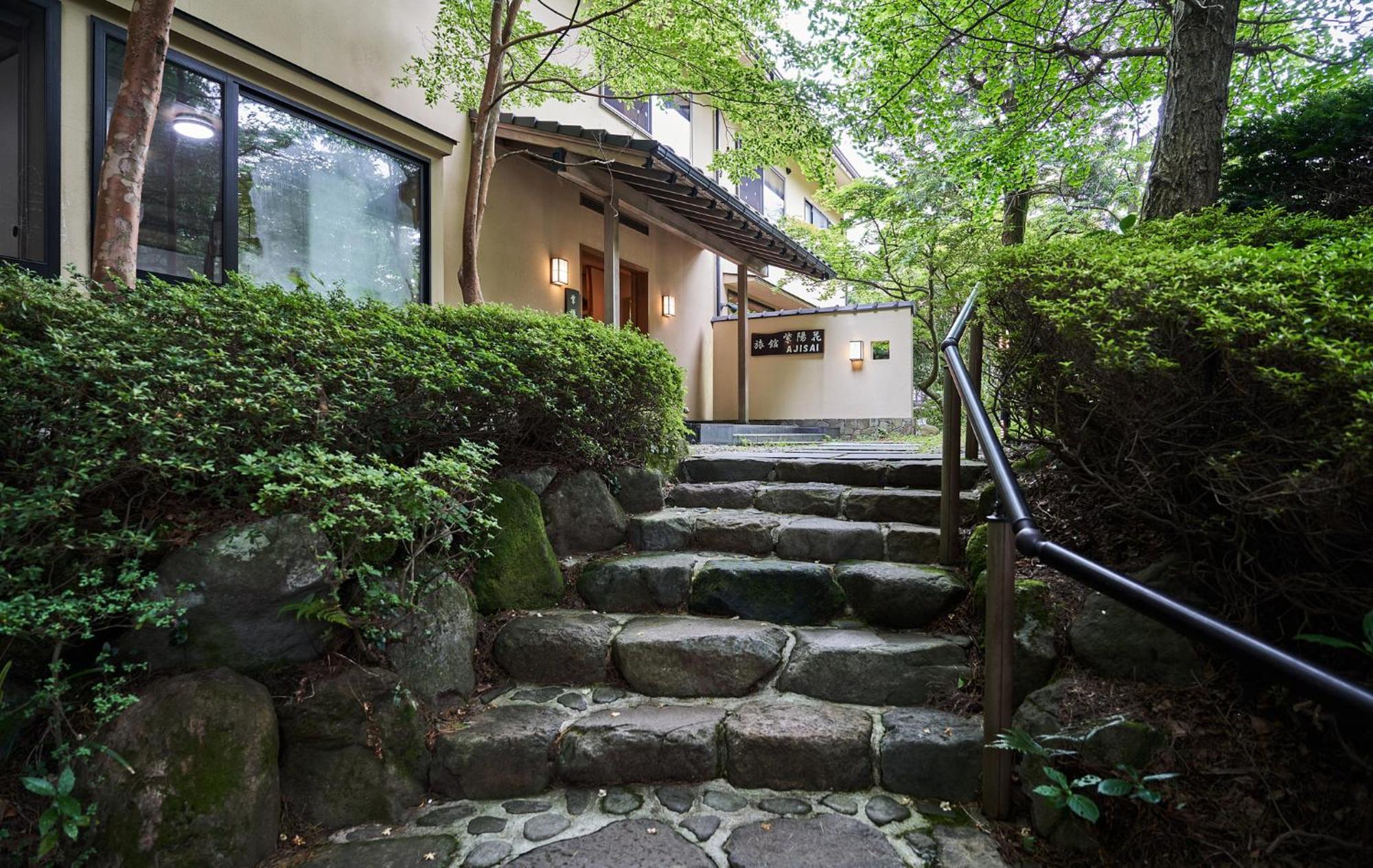 האקונה Ajisai Onsen Ryokan - Award Winning Private Open Air Onsen מראה חיצוני תמונה